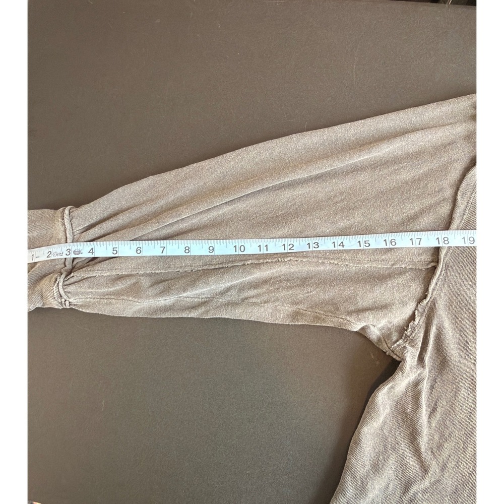 Free People We the Free Ready for the Tee Pullover Gray Basic Long Sleeve Small - Picture 12 of 13